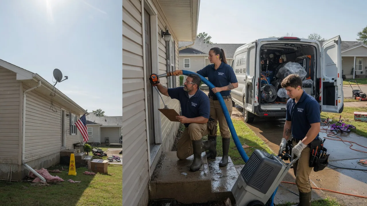Ceiling Water Damage Restoration in Beaverville, IL near me